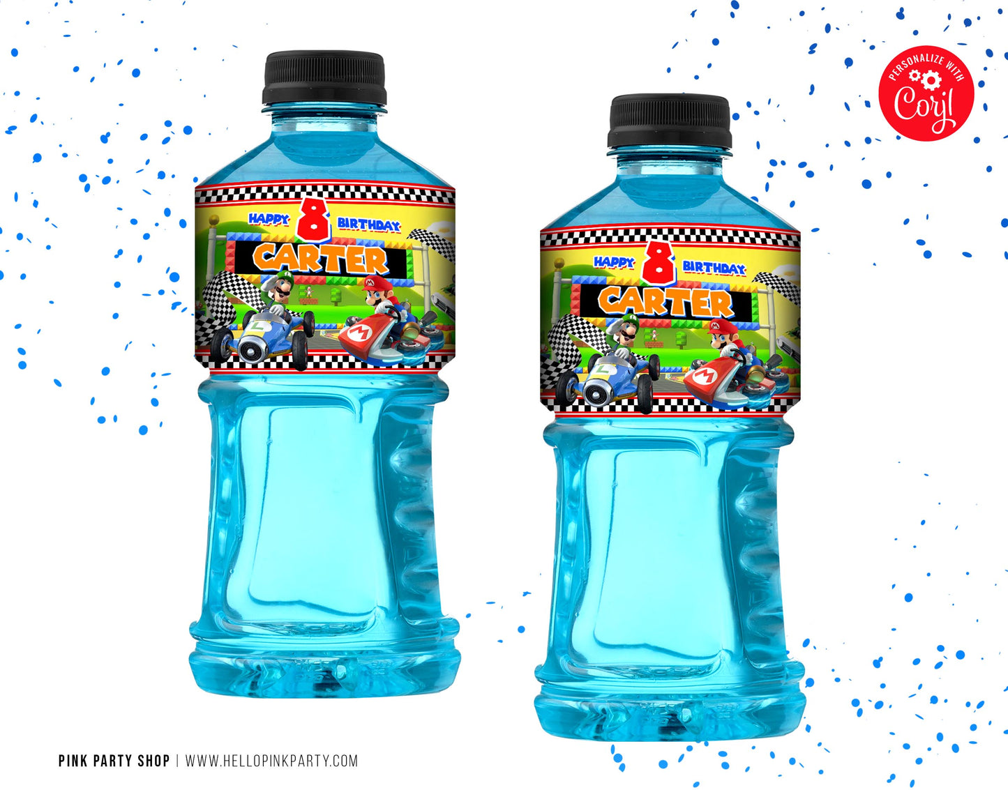 MARIO KART POWERADE WRAPPER DESIGN