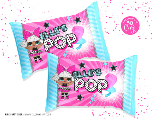 LOL SURPRISE RING POP WRAPPER DESIGN