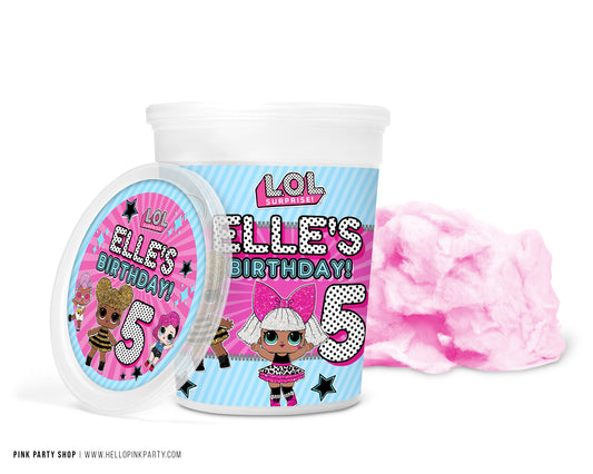 LOL SURPRISE EDITABLE COTTON CANDY WRAPPER