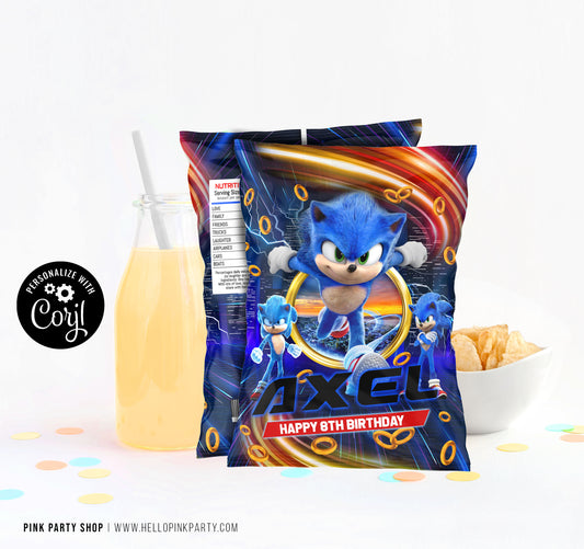 SONIC CHIP BAG WRAPPER DESIGN