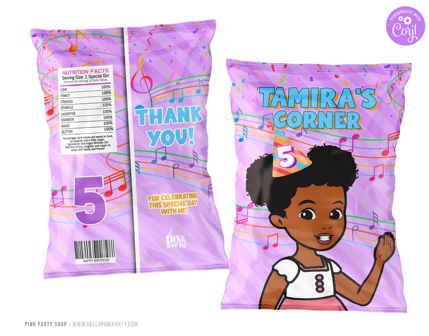 GRACIE'S CORNER CHIP BAG WRAPPER DESIGN