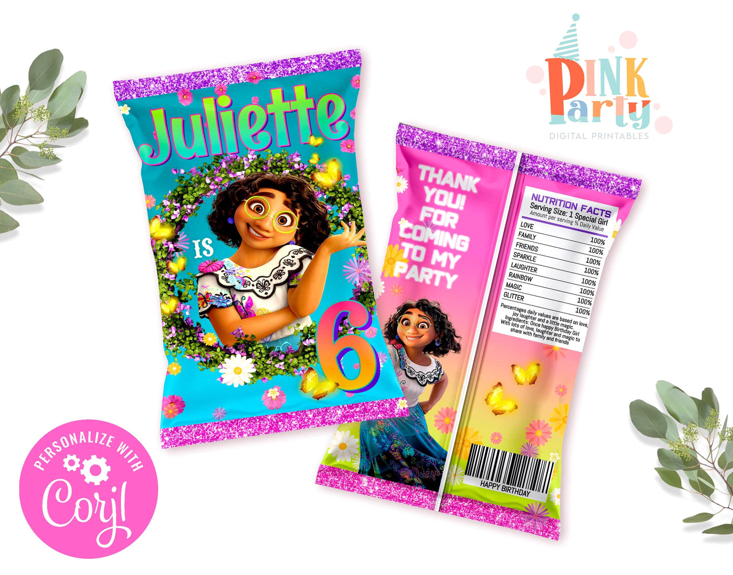 ENCANTO PRINTABLE  EDITABLE BUNDLE PARTY KIT