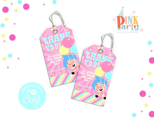 PLIM PLIM THANK YOU FAVOR GIFT TAG EDITABLE TEMPLATE