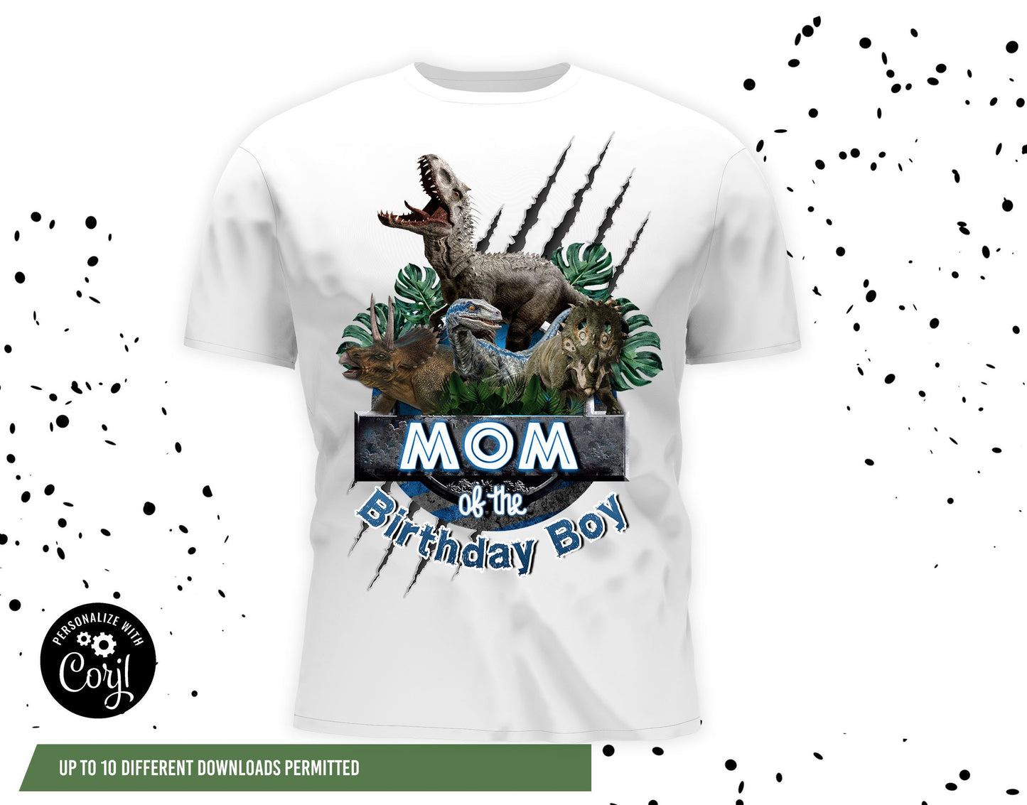 Jurassic Printable T-shirt Design